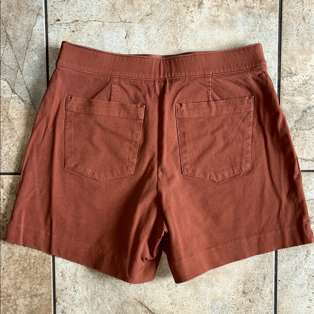 SPANX Brown Bermudas Relaxed Fit Shorts - Picture 3 of 4